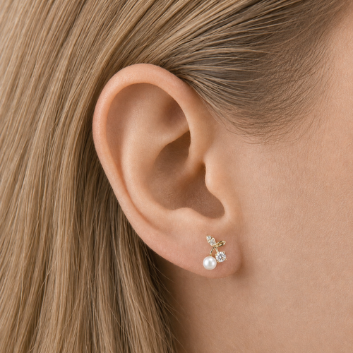 Cherry Bloom Studs