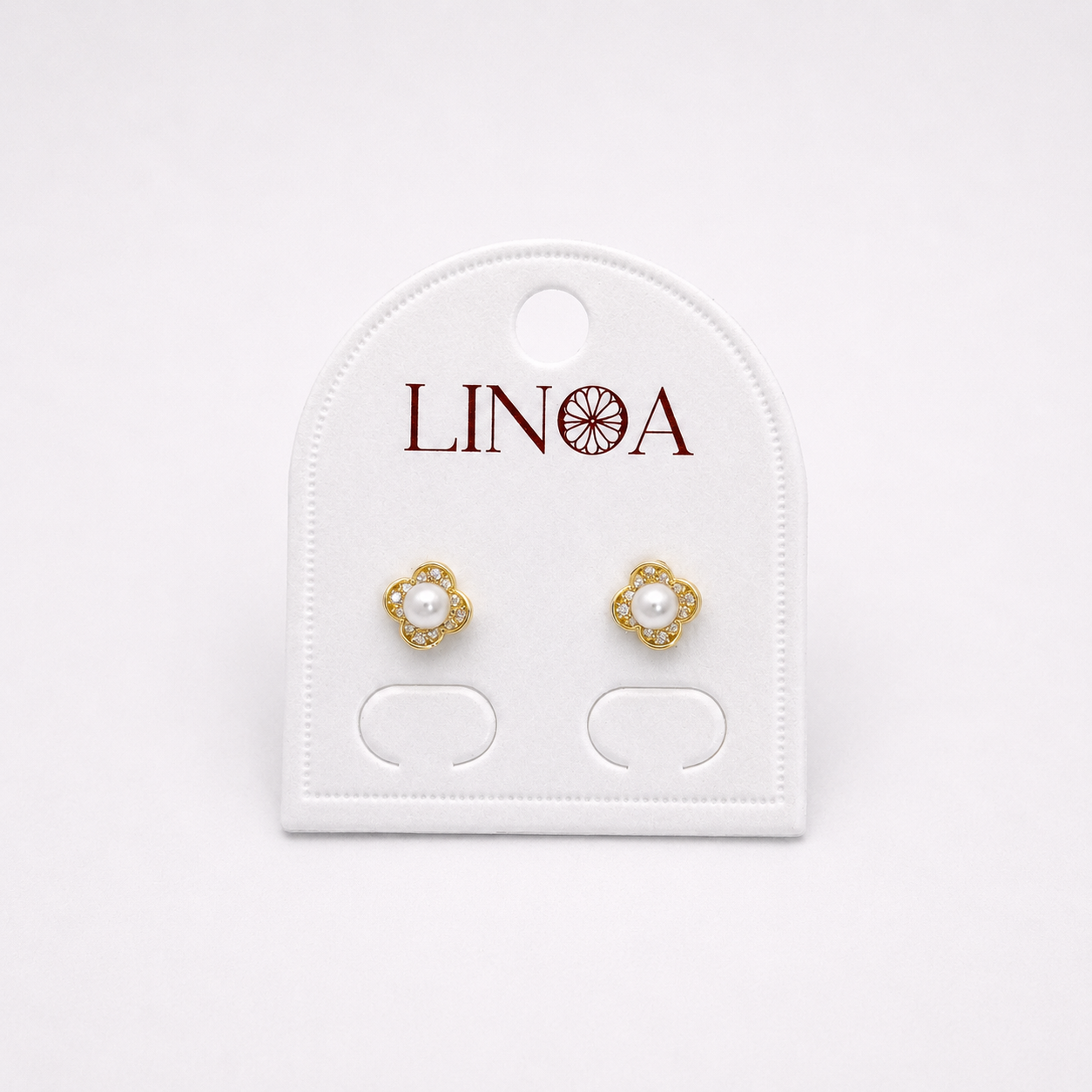 Pearl Flower Studs