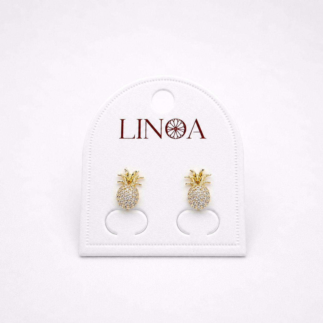 Tropical Pineapple Studs
